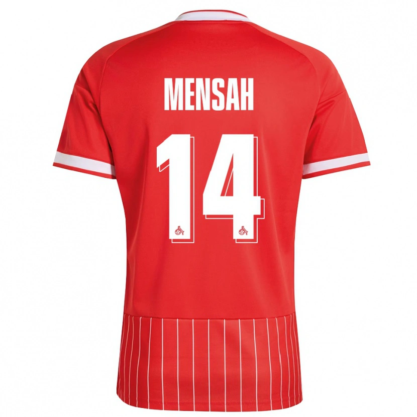 Danxen Herren Gideon Mensah #14 Rot Weiß Grün Auswärtstrikot Trikot 2026/27 T-Shirt Schweiz