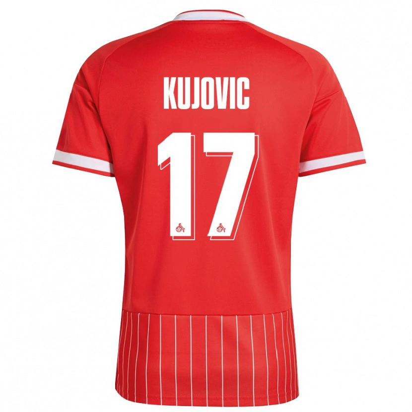 Danxen Herren Emin Kujovic #17 Rot Weiß Grün Auswärtstrikot Trikot 2026/27 T-Shirt Schweiz