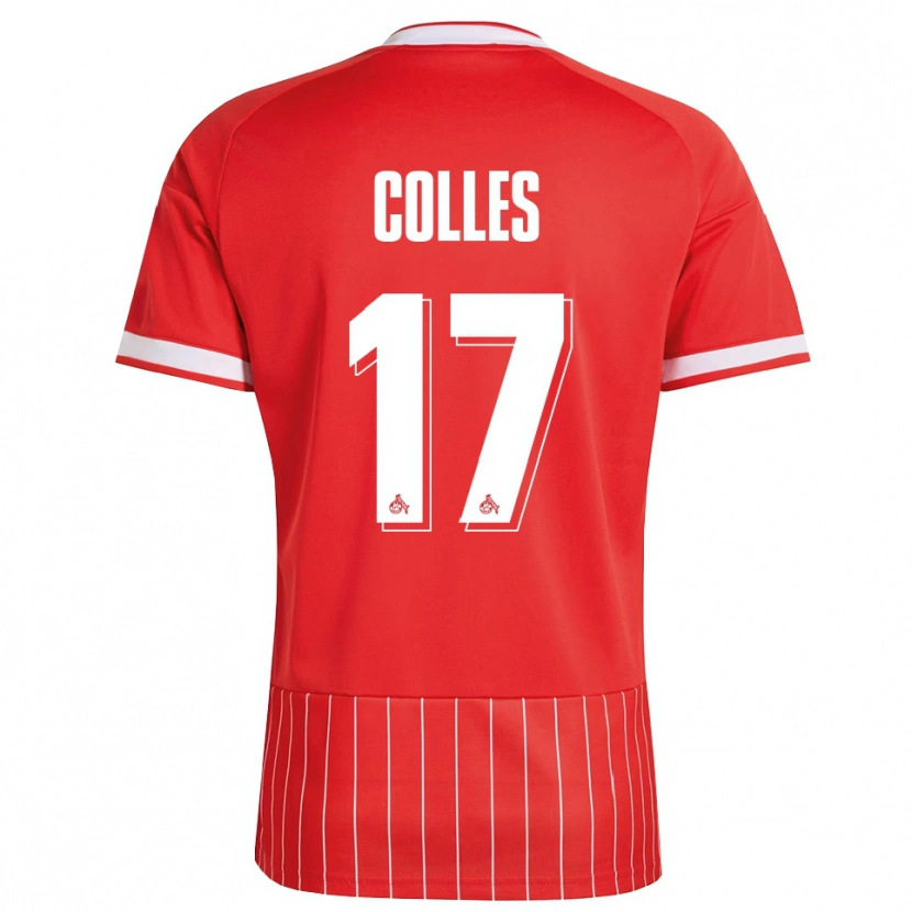 Danxen Herren Jan Colles #17 Rot Weiß Grün Auswärtstrikot Trikot 2026/27 T-Shirt Schweiz