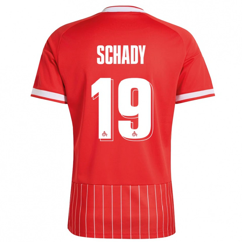 Danxen Herren Alexis Schady #19 Rot Weiß Grün Auswärtstrikot Trikot 2026/27 T-Shirt Schweiz