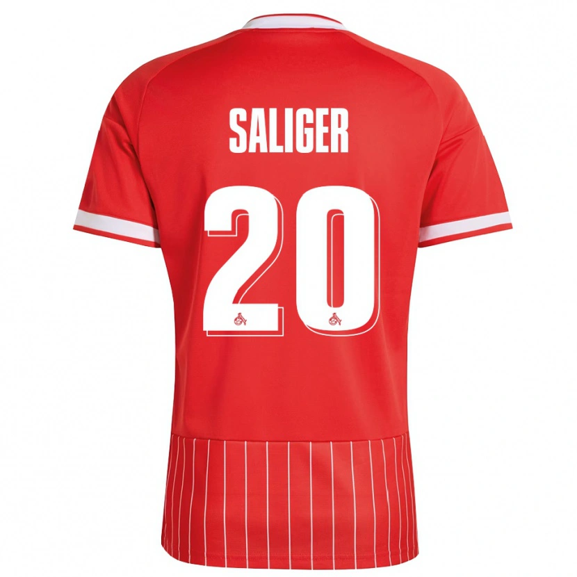 Danxen Herren Jonas Saliger #20 Rot Weiß Grün Auswärtstrikot Trikot 2026/27 T-Shirt Schweiz