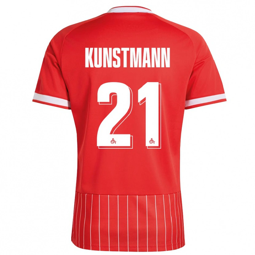 Danxen Herren Jonas Kunstmann #21 Rot Weiß Grün Auswärtstrikot Trikot 2026/27 T-Shirt Schweiz