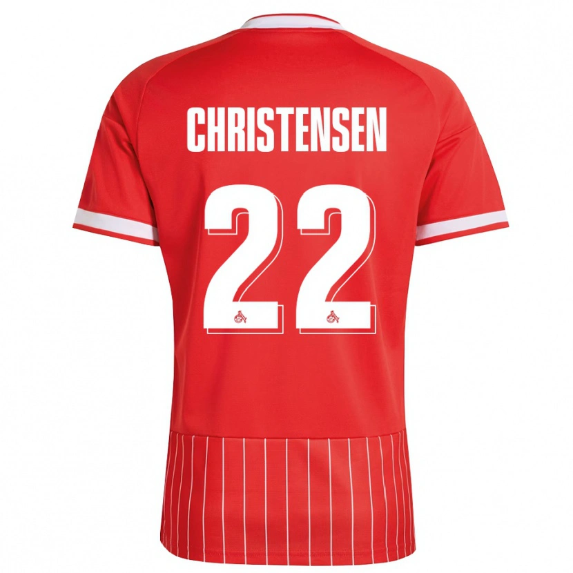 Danxen Herren Jacob Christensen #22 Rot Weiß Grün Auswärtstrikot Trikot 2026/27 T-Shirt Schweiz
