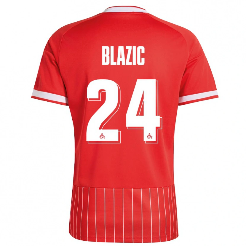 Danxen Herren Alessandro Blazic #24 Rot Weiß Grün Auswärtstrikot Trikot 2026/27 T-Shirt Schweiz
