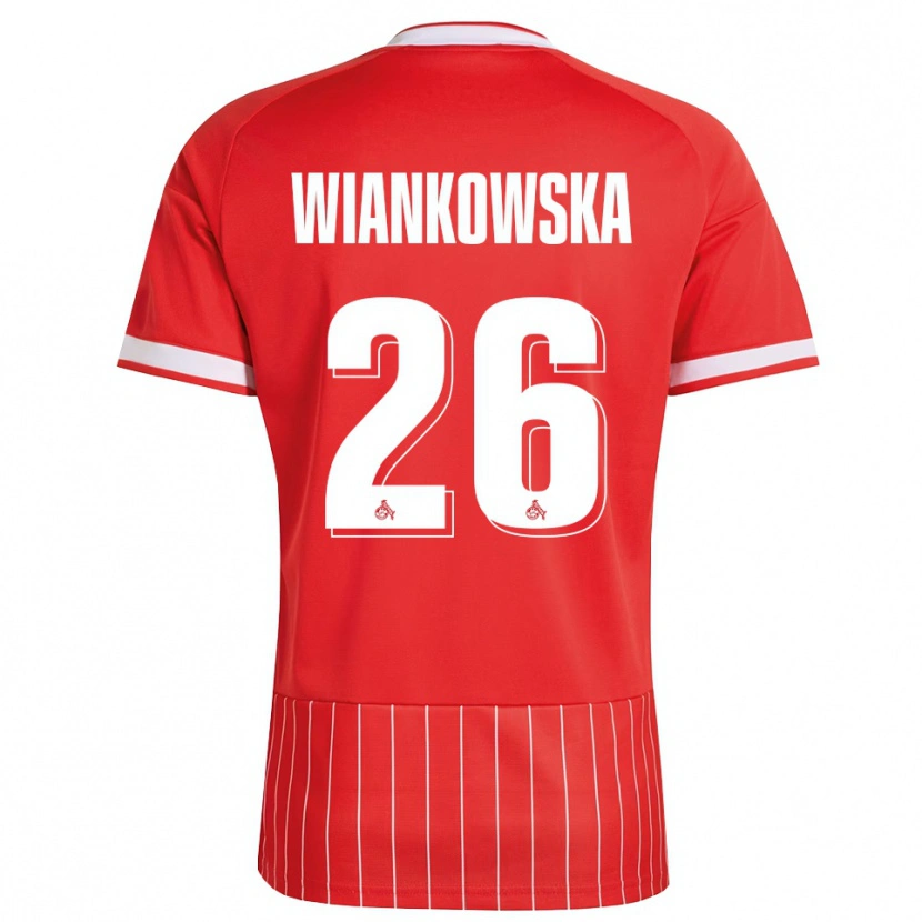 Danxen Herren Martyna Wiankow­ska #26 Rot Weiß Grün Auswärtstrikot Trikot 2026/27 T-Shirt Schweiz