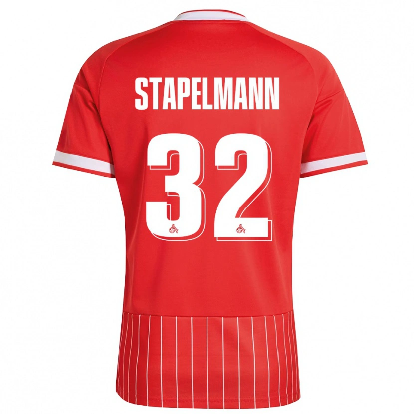 Danxen Herren Luis Stapelmann #32 Rot Weiß Grün Auswärtstrikot Trikot 2026/27 T-Shirt Schweiz