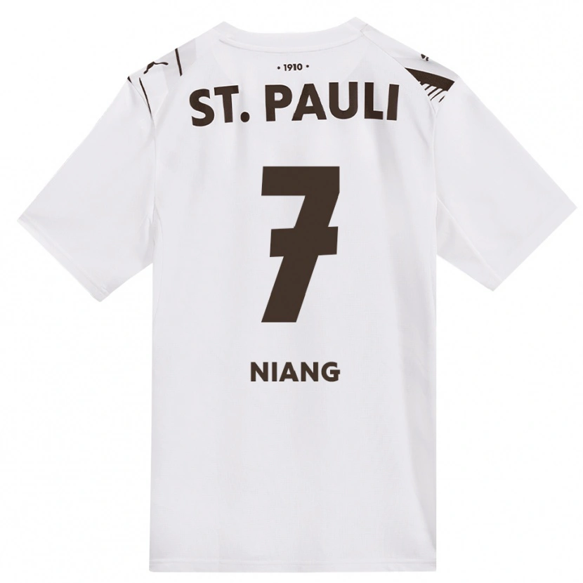 Danxen Herren Youssoupha Niang #7 Kaffee Weiß Rot Auswärtstrikot Trikot 2026/27 T-Shirt Schweiz