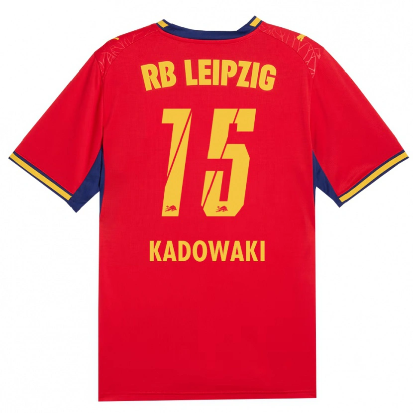 Danxen Herren Mai Kadowaki #15 Rot Gelb Königsblau Auswärtstrikot Trikot 2026/27 T-Shirt Schweiz