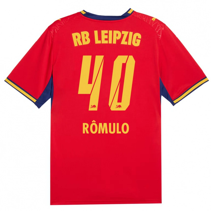 Danxen Herren Rômulo José Cardoso Da Cruz #40 Rot Gelb Königsblau Auswärtstrikot Trikot 2026/27 T-Shirt Schweiz