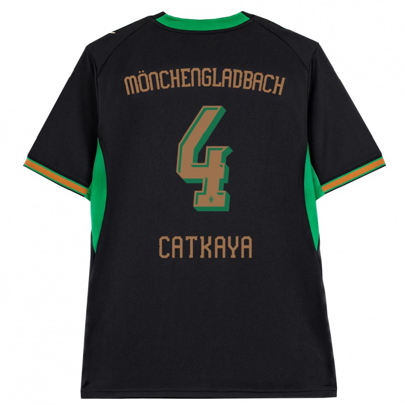Danxen Herren Talha Catkaya #4 Schwarz Orange Grün Braun Auswärtstrikot Trikot 2026/27 T-Shirt Schweiz