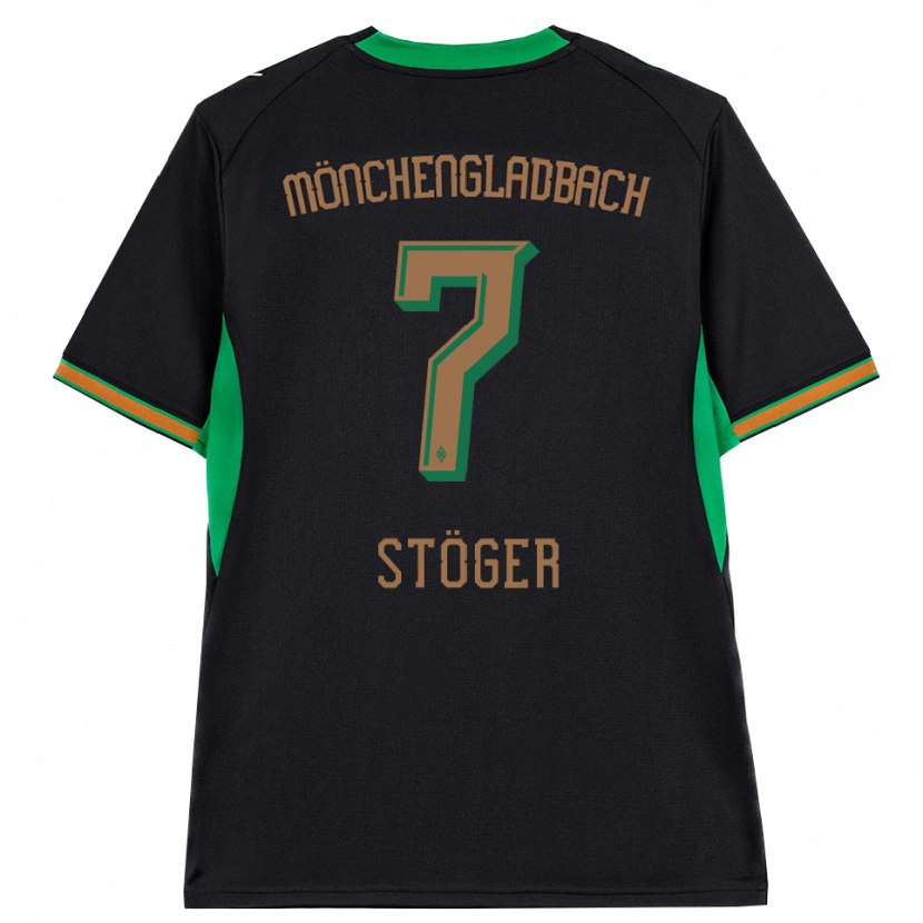 Danxen Herren Kevin Stöger #7 Schwarz Orange Grün Braun Auswärtstrikot Trikot 2026/27 T-Shirt Schweiz