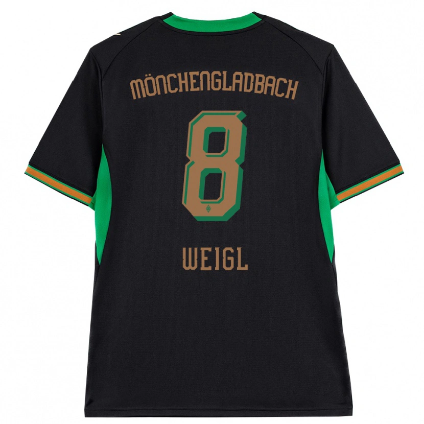 Danxen Herren Julian Weigl #8 Schwarz Orange Grün Braun Auswärtstrikot Trikot 2026/27 T-Shirt Schweiz