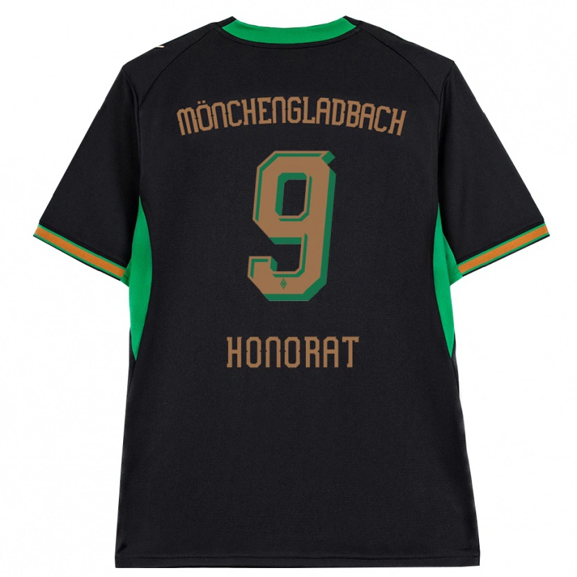 Danxen Herren Franck Honorat #9 Schwarz Orange Grün Braun Auswärtstrikot Trikot 2026/27 T-Shirt Schweiz