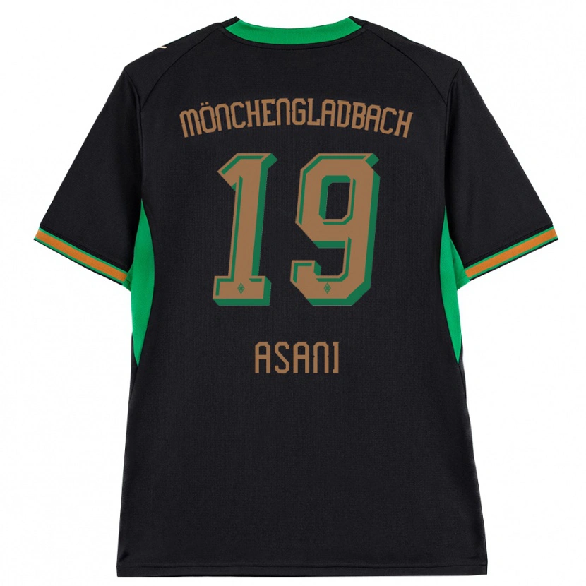 Danxen Herren Aldrin Asani #19 Schwarz Orange Grün Braun Auswärtstrikot Trikot 2026/27 T-Shirt Schweiz