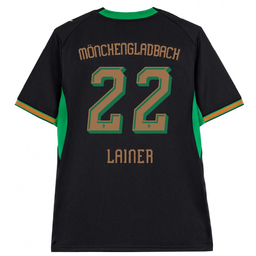 Danxen Herren Stefan Lainer #22 Schwarz Orange Grün Braun Auswärtstrikot Trikot 2026/27 T-Shirt Schweiz