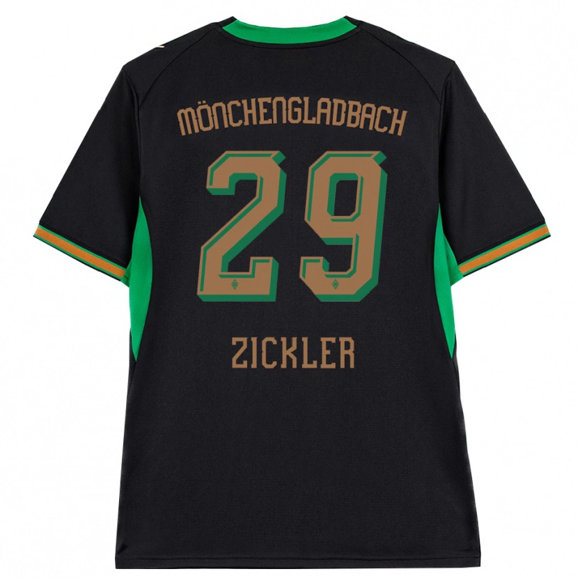 Danxen Herren Jakob Zickler #29 Schwarz Orange Grün Braun Auswärtstrikot Trikot 2026/27 T-Shirt Schweiz