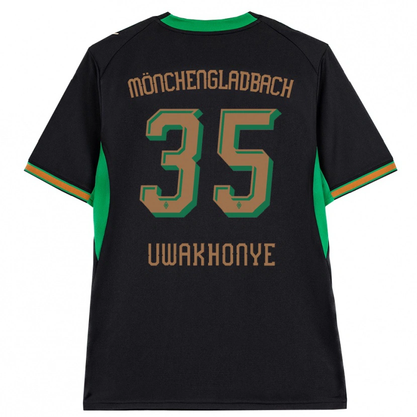 Danxen Herren Josiah Uwakhonye #35 Schwarz Orange Grün Braun Auswärtstrikot Trikot 2026/27 T-Shirt Schweiz
