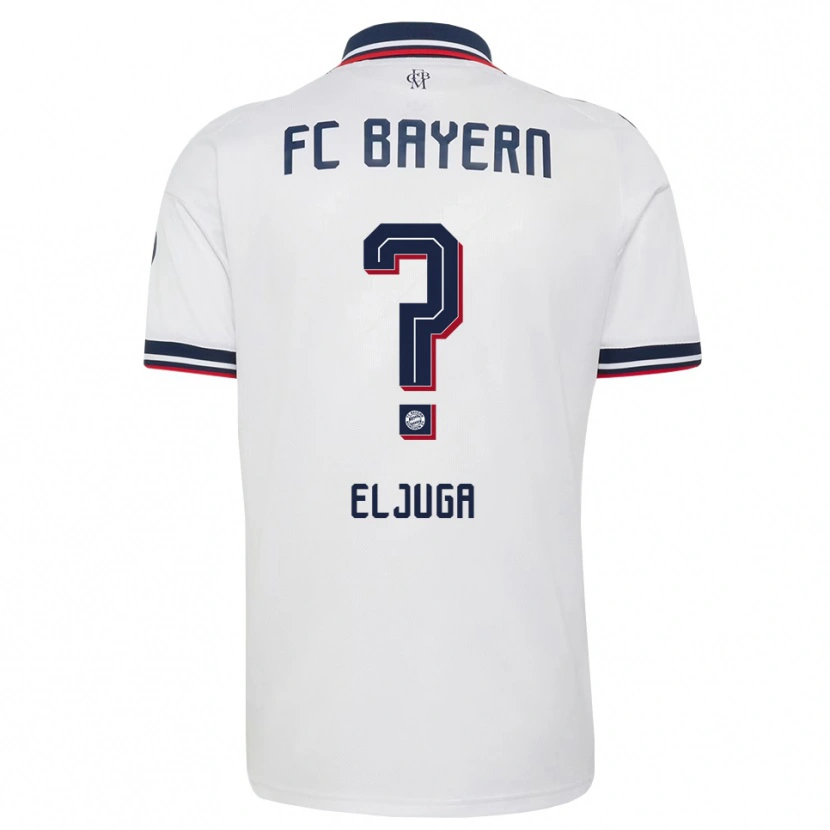 Danxen Herren Gabriel Eljuga #0 Weiß Grau Rot Auswärtstrikot Trikot 2026/27 T-Shirt Schweiz