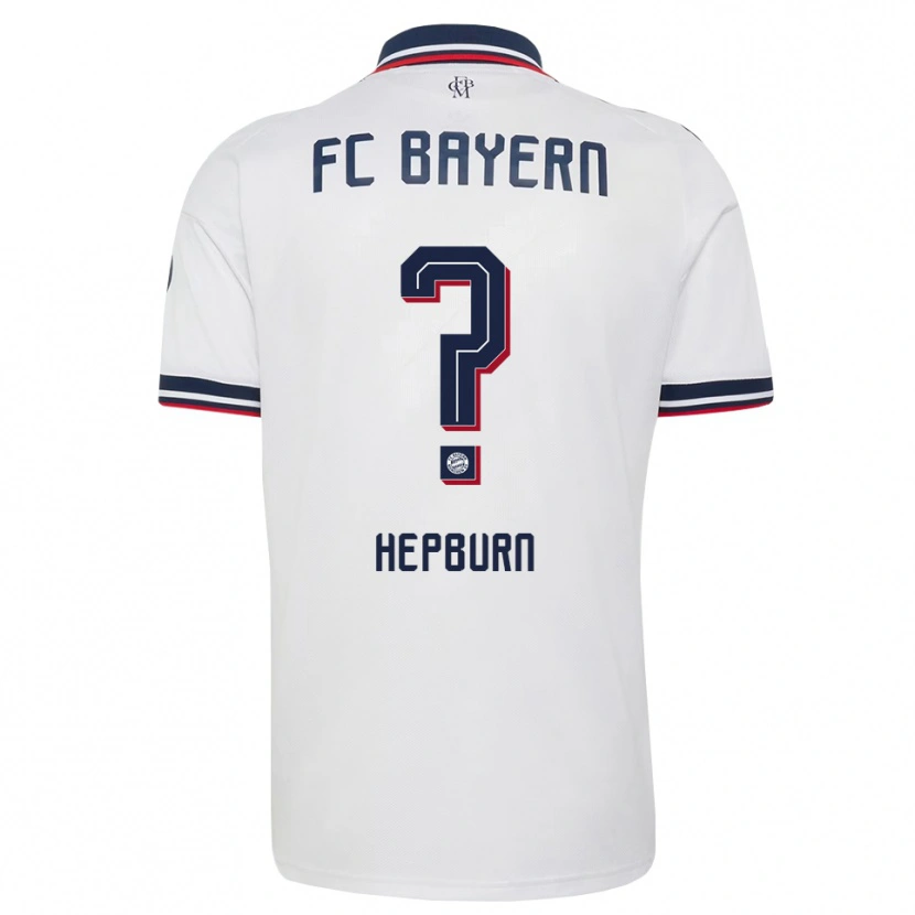Danxen Herren Barry Hepburn #0 Weiß Grau Rot Auswärtstrikot Trikot 2026/27 T-Shirt Schweiz