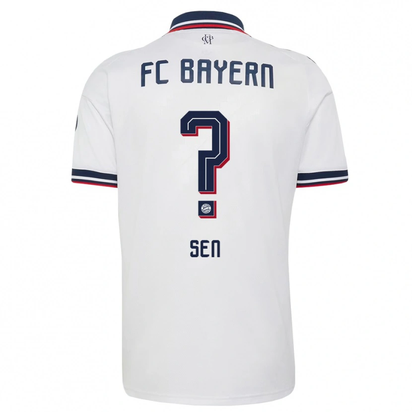 Danxen Herren Salih Sen #0 Weiß Grau Rot Auswärtstrikot Trikot 2026/27 T-Shirt Schweiz