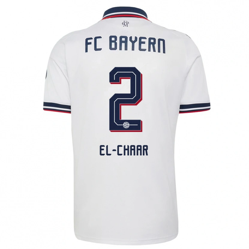 Danxen Herren Adam El-Chaar #2 Weiß Grau Rot Auswärtstrikot Trikot 2026/27 T-Shirt Schweiz