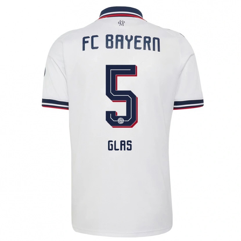 Danxen Herren Hanna Glas #5 Weiß Grau Rot Auswärtstrikot Trikot 2026/27 T-Shirt Schweiz