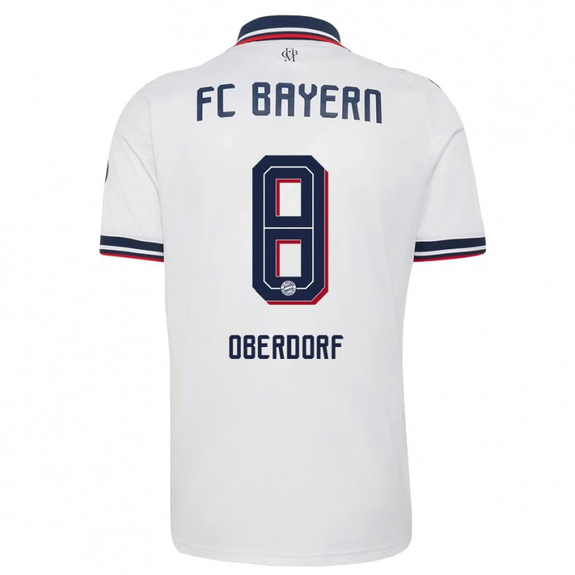 Danxen Herren Lena Oberdorf #8 Weiß Grau Rot Auswärtstrikot Trikot 2026/27 T-Shirt Schweiz