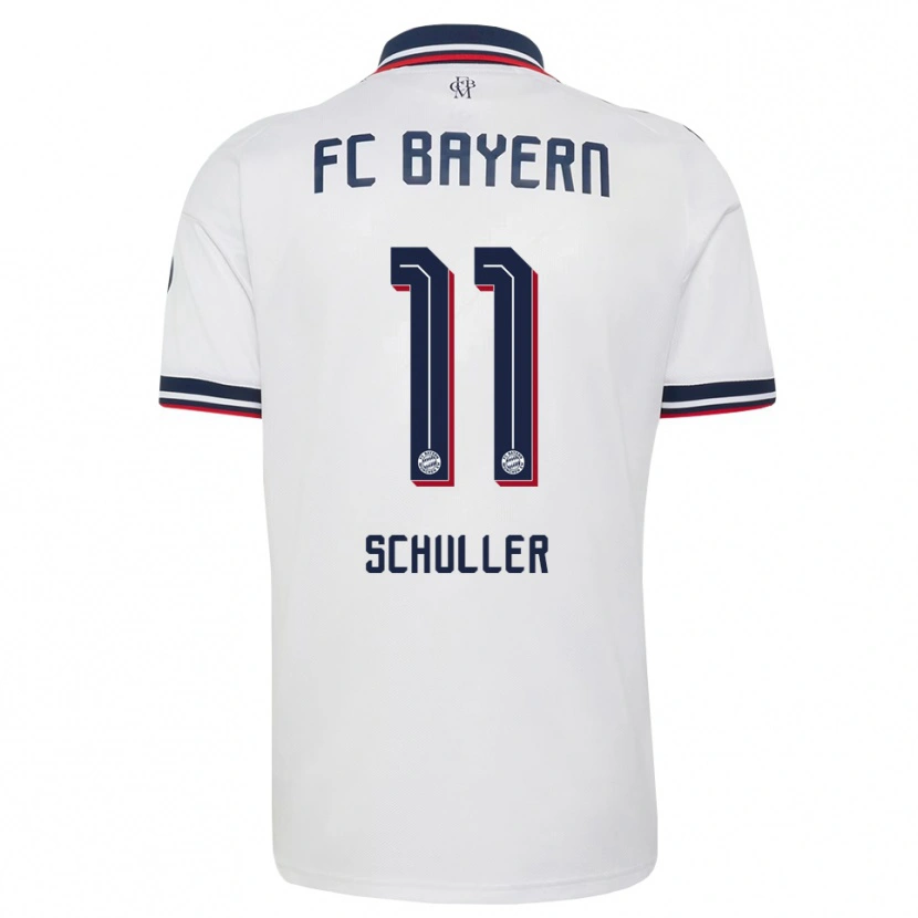 Danxen Herren Lea Schuller #11 Weiß Grau Rot Auswärtstrikot Trikot 2026/27 T-Shirt Schweiz