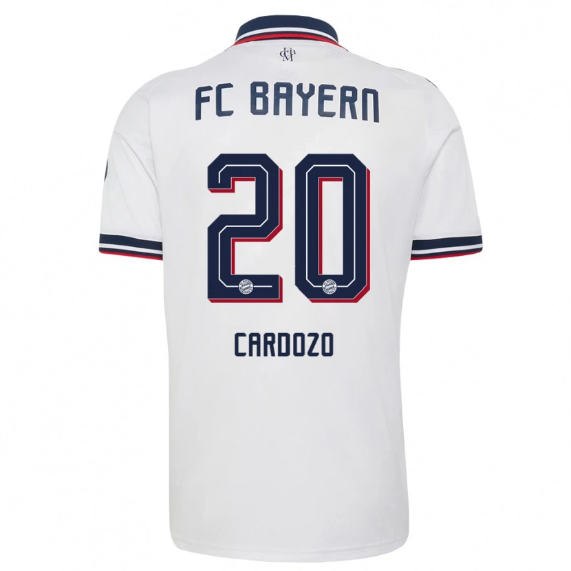 Danxen Herren Maycon Cardozo #20 Weiß Grau Rot Auswärtstrikot Trikot 2026/27 T-Shirt Schweiz