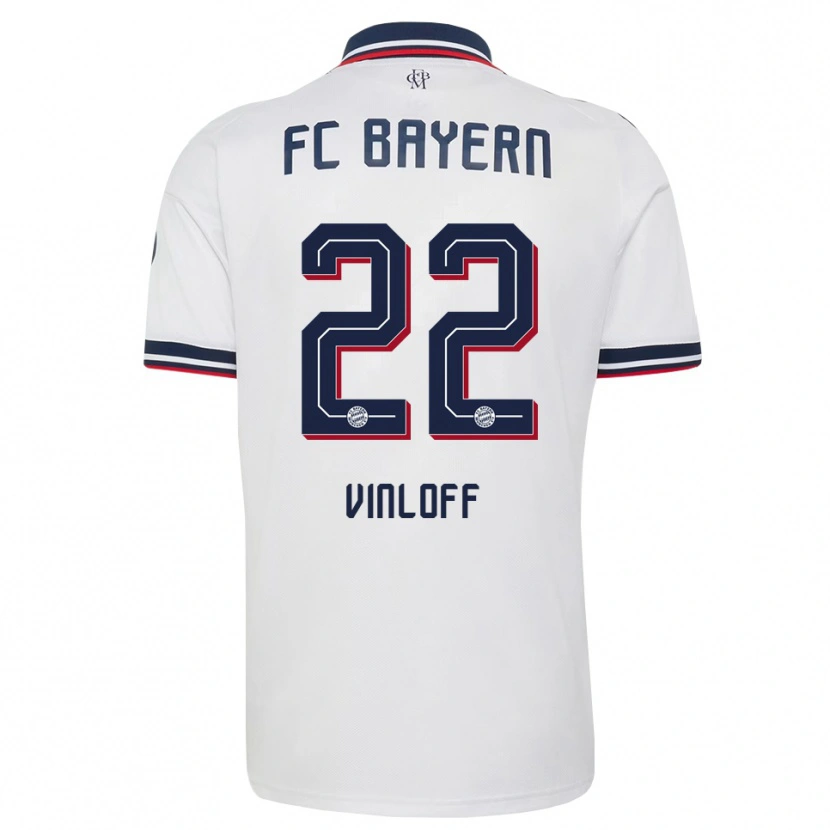 Danxen Herren Matteo Vinloff #22 Weiß Grau Rot Auswärtstrikot Trikot 2026/27 T-Shirt Schweiz