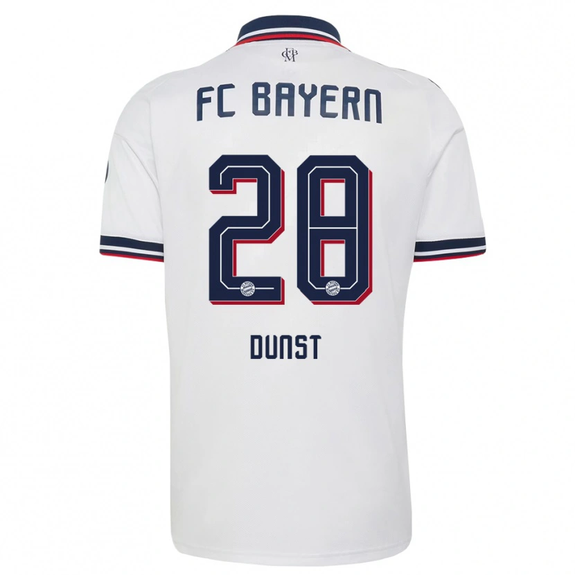Danxen Herren Barbara Dunst #28 Weiß Grau Rot Auswärtstrikot Trikot 2026/27 T-Shirt Schweiz