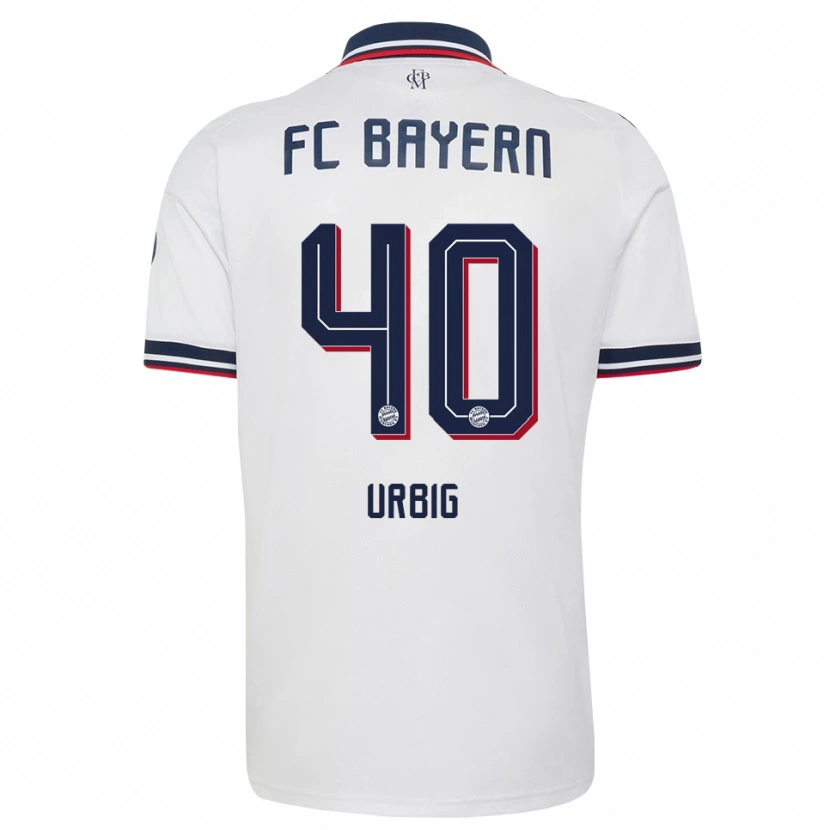 Danxen Herren Jonas Urbig #40 Weiß Grau Rot Auswärtstrikot Trikot 2026/27 T-Shirt Schweiz