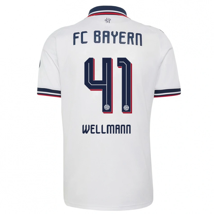 Danxen Herren Anna Wellmann #41 Weiß Grau Rot Auswärtstrikot Trikot 2026/27 T-Shirt Schweiz