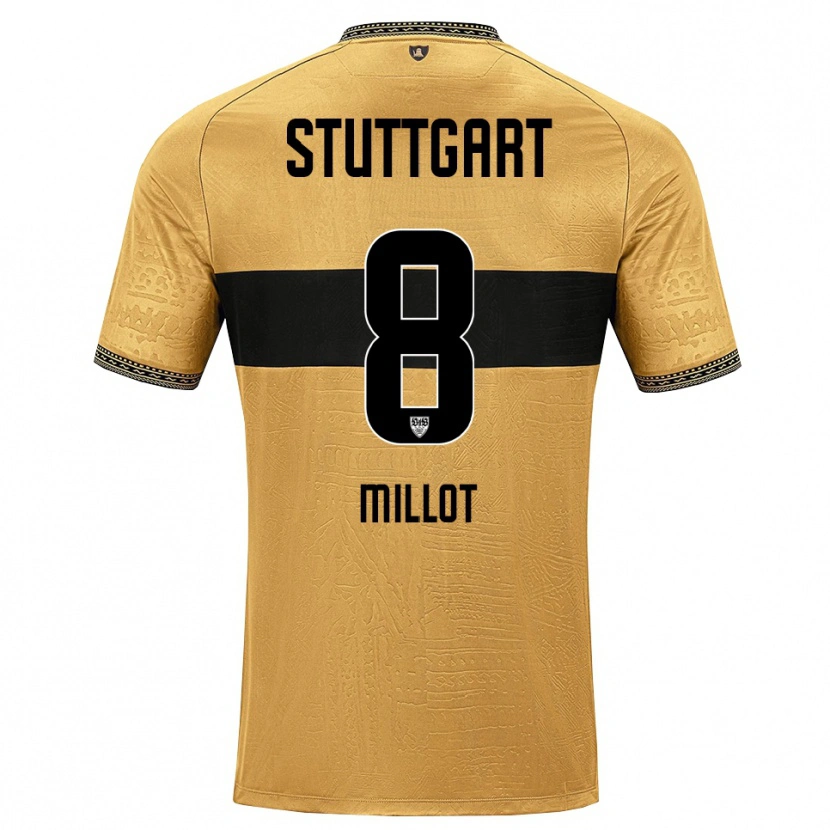 Danxen Herren Enzo Millot #8 Braun Schwarz Weiß Auswärtstrikot Trikot 2026/27 T-Shirt Schweiz