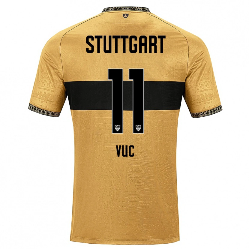 Danxen Herren Patrick Vuc #11 Braun Schwarz Weiß Auswärtstrikot Trikot 2026/27 T-Shirt Schweiz