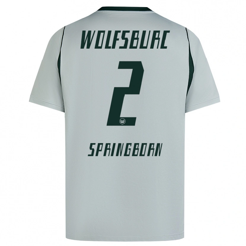 Danxen Herren Noah Springborn #2 Grau Grün Auswärtstrikot Trikot 2026/27 T-Shirt Schweiz