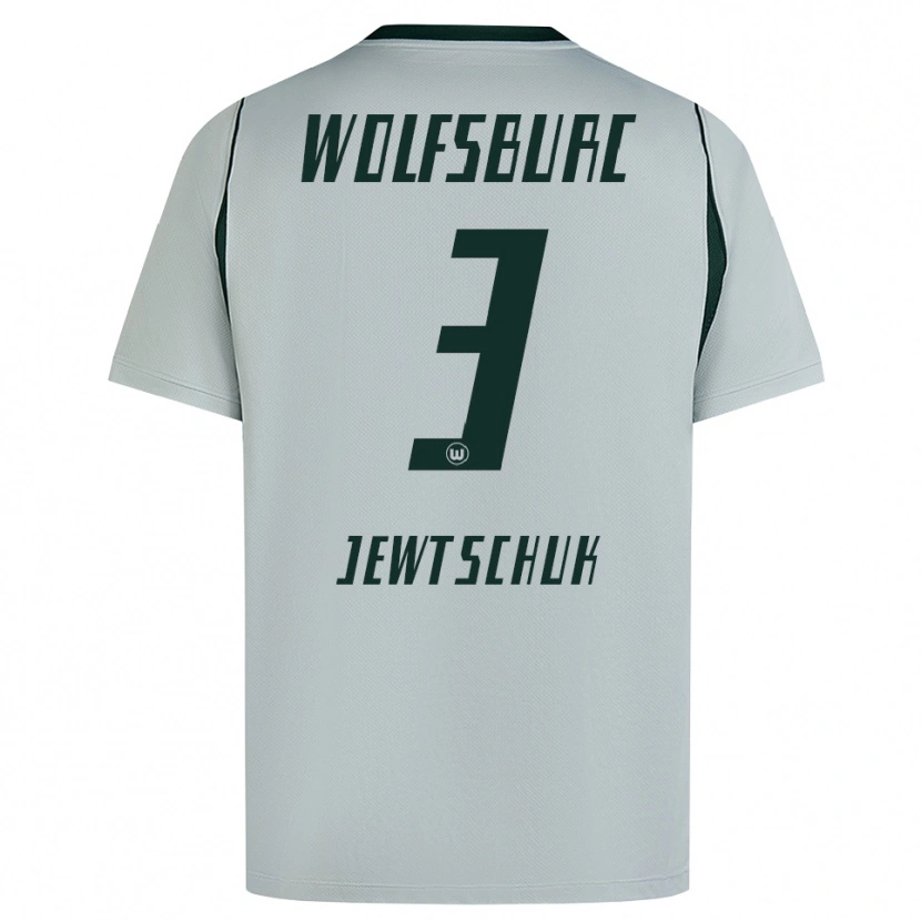Danxen Herren Alexej Jewtschuk #3 Grau Grün Auswärtstrikot Trikot 2026/27 T-Shirt Schweiz