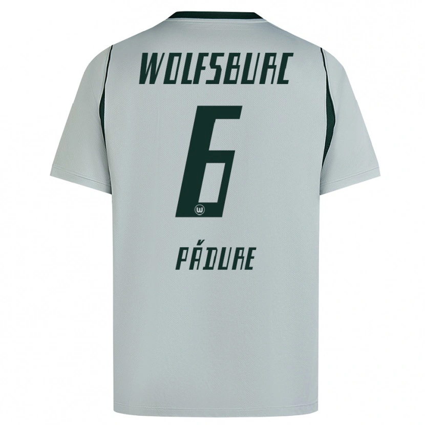 Danxen Herren Matei Pădure #6 Grau Grün Auswärtstrikot Trikot 2026/27 T-Shirt Schweiz