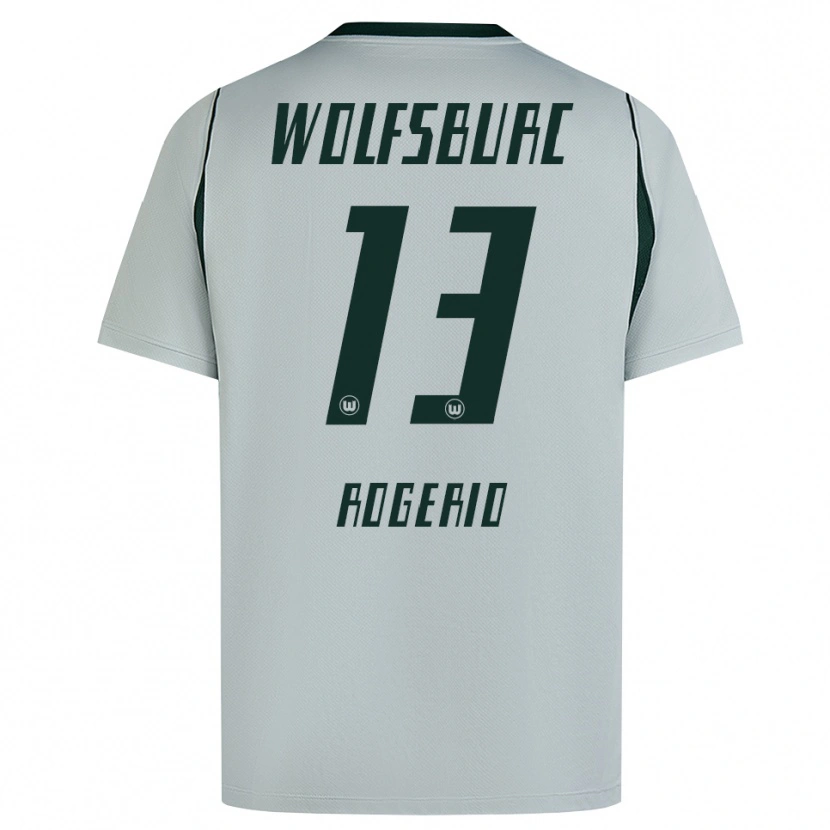 Danxen Herren Rogério Oliveira Da Silva #13 Grau Grün Auswärtstrikot Trikot 2026/27 T-Shirt Schweiz