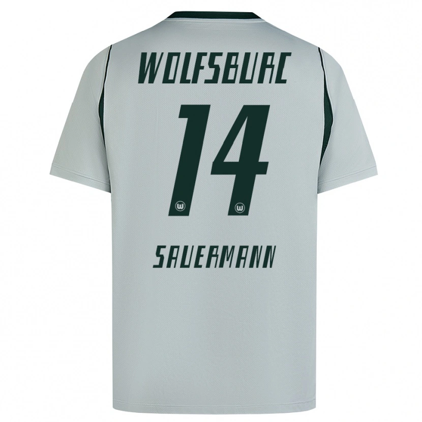 Danxen Herren Carlos Sauermann #14 Grau Grün Auswärtstrikot Trikot 2026/27 T-Shirt Schweiz