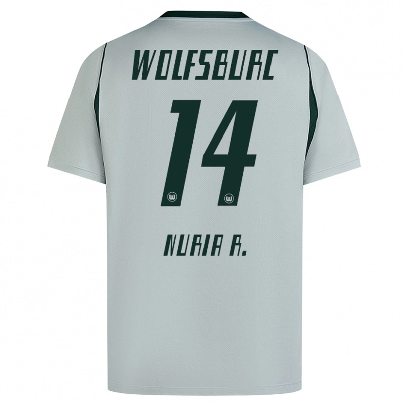 Danxen Herren Nuria Rabano #14 Grau Grün Auswärtstrikot Trikot 2026/27 T-Shirt Schweiz