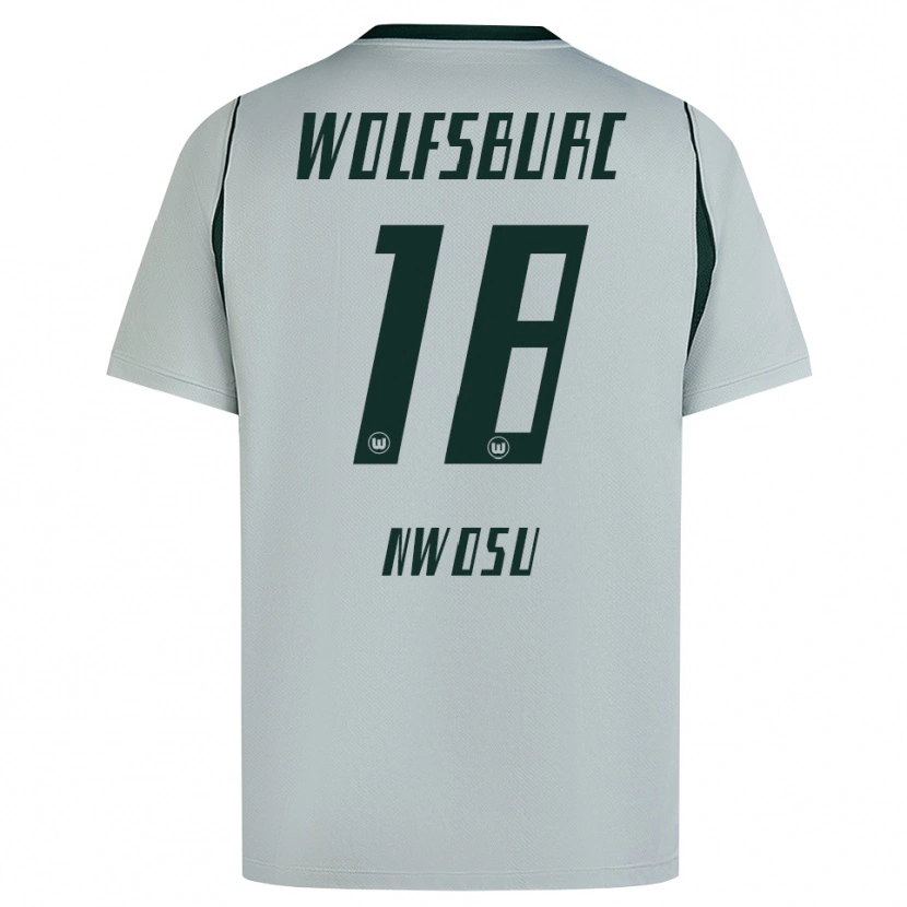 Danxen Herren Lewis Nwosu #18 Grau Grün Auswärtstrikot Trikot 2026/27 T-Shirt Schweiz