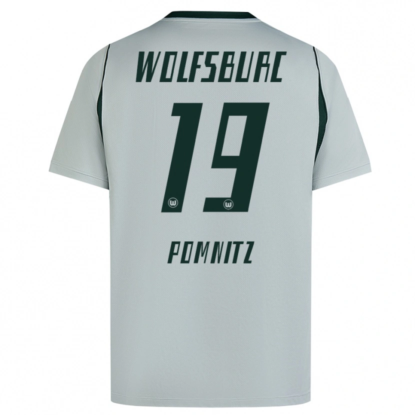 Danxen Herren Leonard Pomnitz #19 Grau Grün Auswärtstrikot Trikot 2026/27 T-Shirt Schweiz