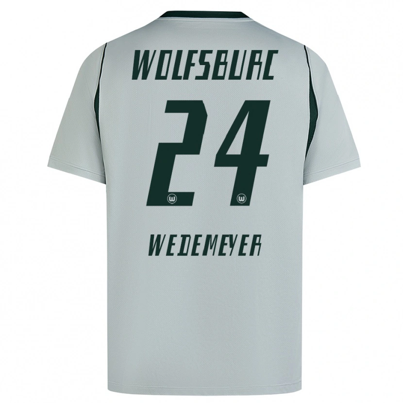 Danxen Herren Joelle Wedemeyer #24 Grau Grün Auswärtstrikot Trikot 2026/27 T-Shirt Schweiz