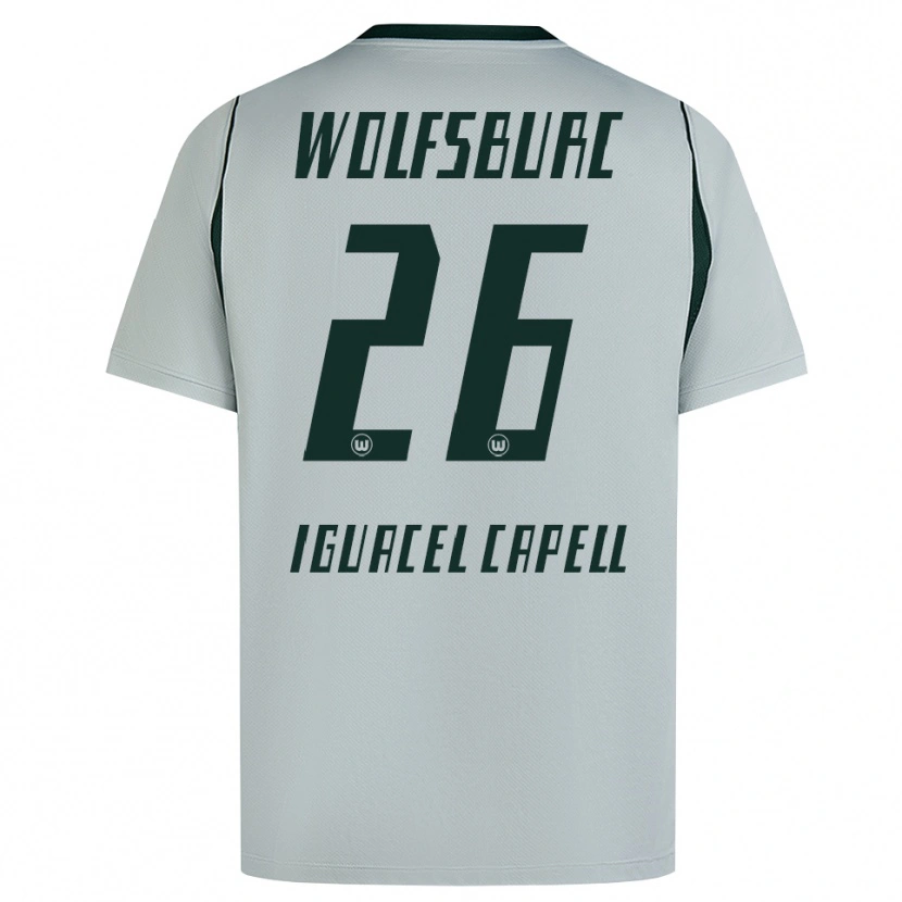 Danxen Herren Diego Iguacel Capell #26 Grau Grün Auswärtstrikot Trikot 2026/27 T-Shirt Schweiz
