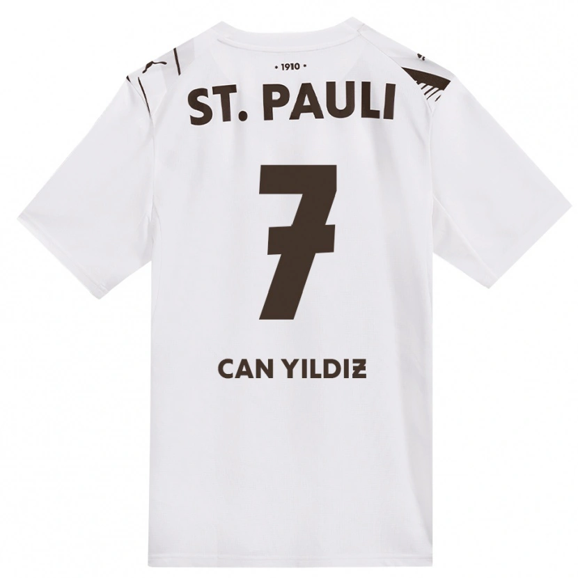 Danxen Herren Emre Can Yildiz #7 Kaffee Weiß Rot Auswärtstrikot Trikot 2026/27 T-Shirt Schweiz