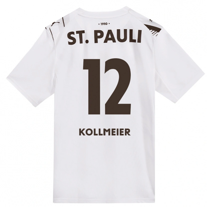 Danxen Herren Anton Kollmeier #12 Kaffee Weiß Rot Auswärtstrikot Trikot 2026/27 T-Shirt Schweiz