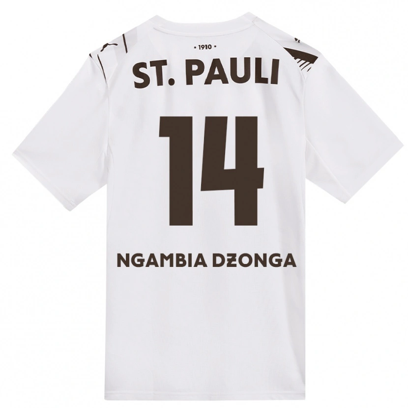 Danxen Herren Sisco Ngambia #14 Kaffee Weiß Rot Auswärtstrikot Trikot 2026/27 T-Shirt Schweiz