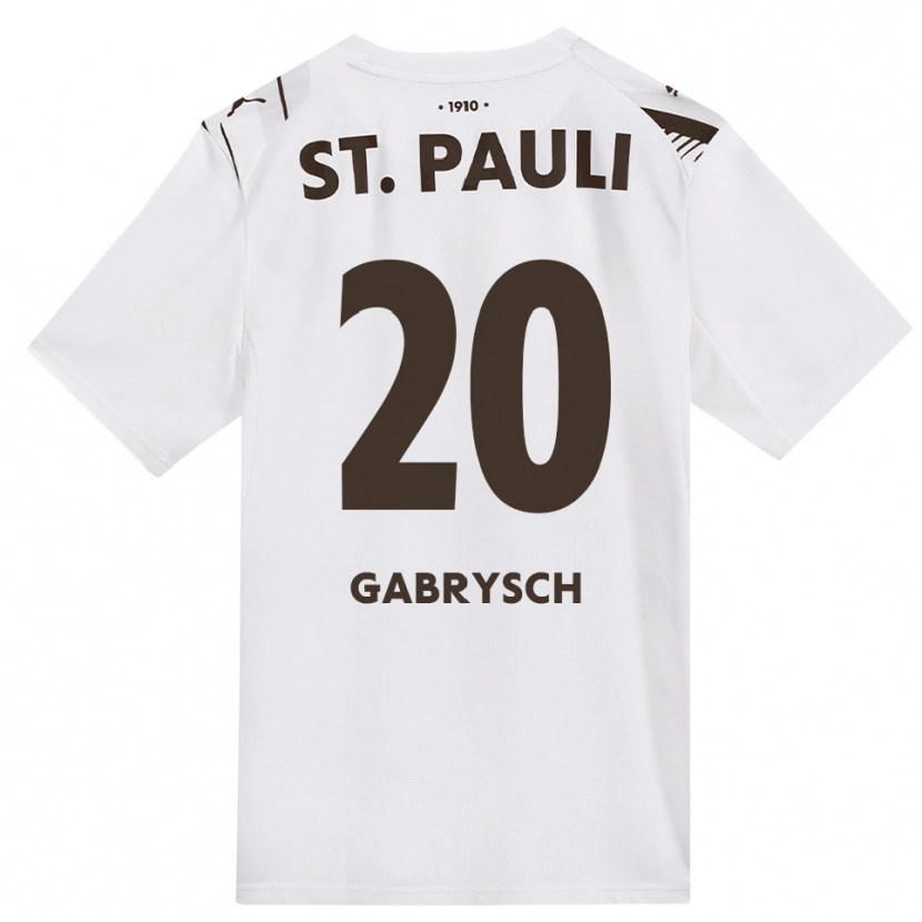 Danxen Herren David Gabrysch #20 Kaffee Weiß Rot Auswärtstrikot Trikot 2026/27 T-Shirt Schweiz