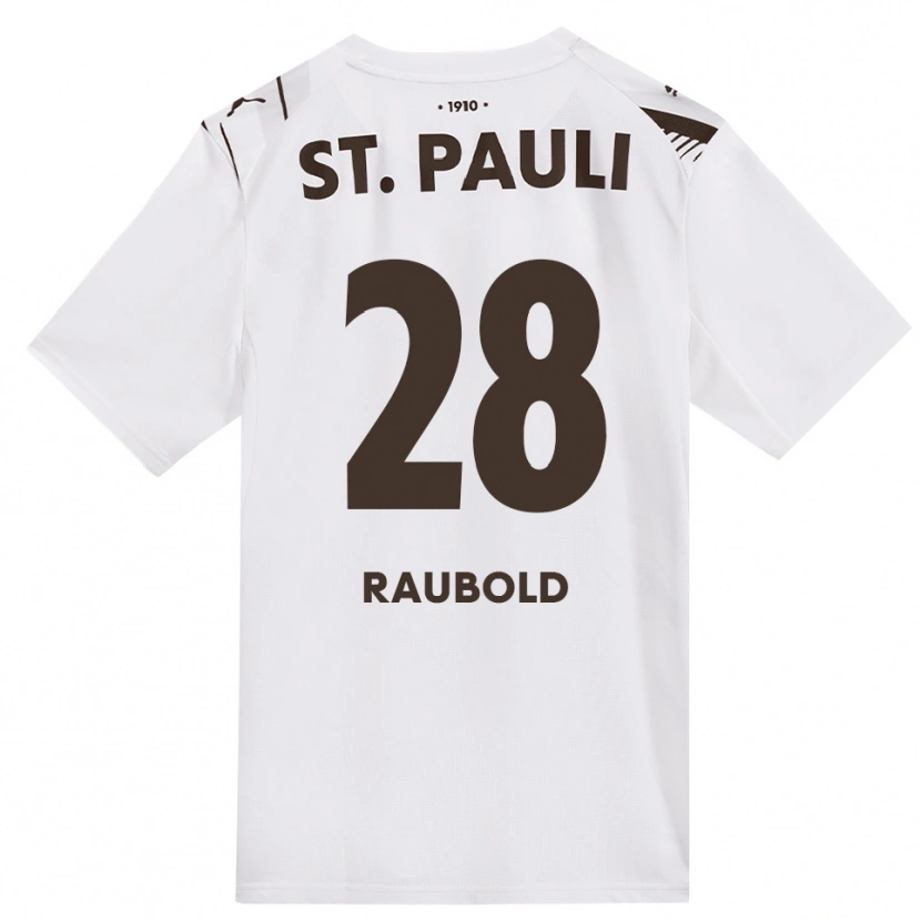 Danxen Herren Jannis Raubold #28 Kaffee Weiß Rot Auswärtstrikot Trikot 2026/27 T-Shirt Schweiz